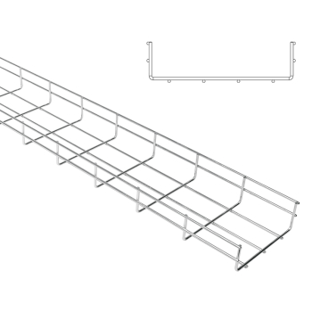 Marco 55 x 150mm Standard Cable Basket Wire Tray EZ 3mtr