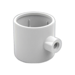 100mm Round Pipe Condensation Plastic Duct Trap w/Overflow